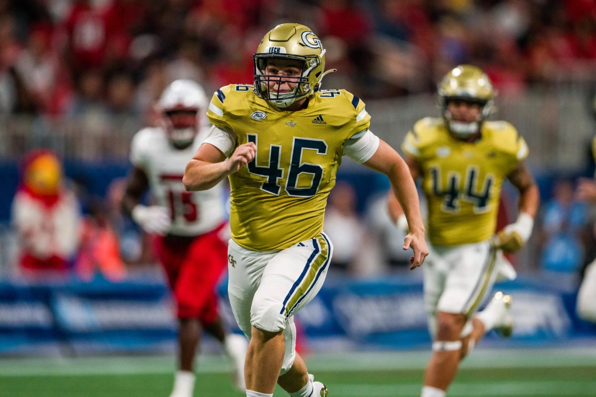 ChBE PhD student Henry Freer is doing something thought to be unprecedented in the history of Georgia Tech football. He’s believed to be the first football student-athlete ever enrolled in a PhD program at Tech while still an active player. bit.ly/3ubJ9SL