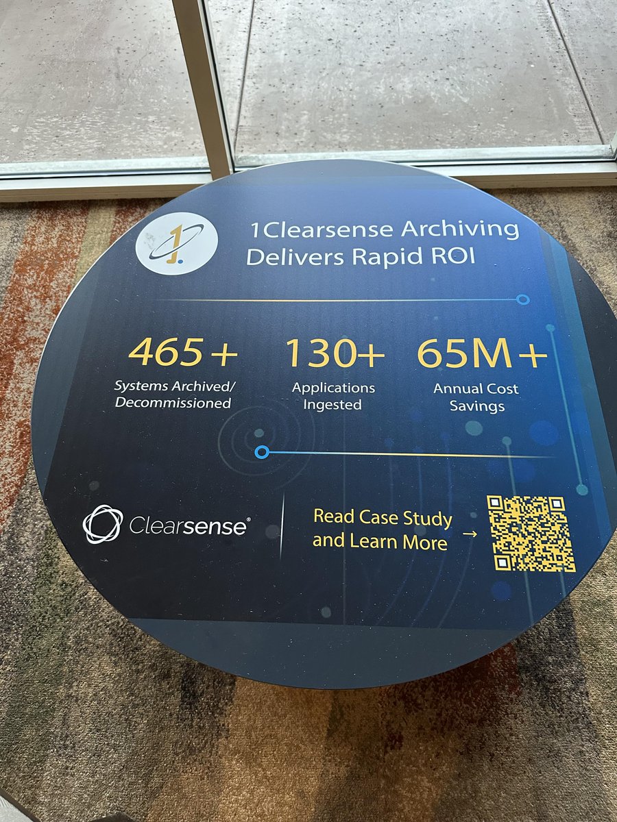 Hey @CIOCHIME attendees, scan to learn how a provider organization archived 465+ systems, ingested 130+ applications and saved $65m.  Can we do the same for you? #FallForum