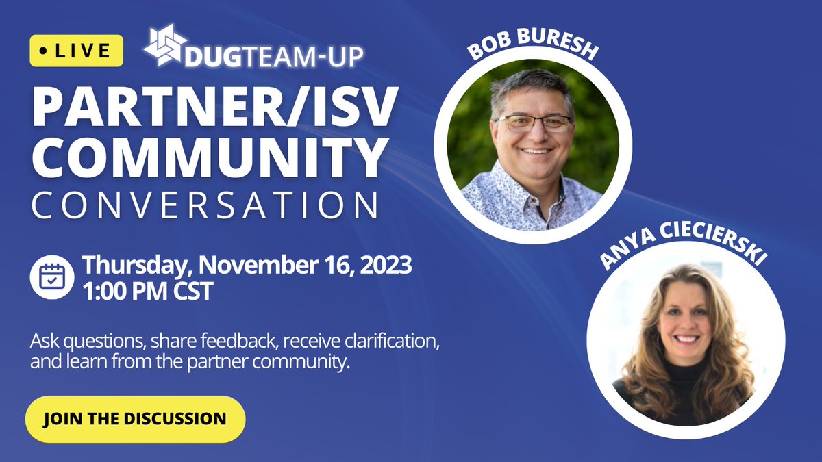 DynamicsUG's tweet image. 🔜 November Partner/ISV Community Call! @AnyaCWMktg, co-founder of @erpsoftwareblog, joins Bob Buresh for an open discussion on how to use AI to turn everyday conversations into social &amp;amp; blog content ✍️

Register ➡️ lnkd.in/gB9SU5RZ

#MSUSPartner | #ChannelMarketing