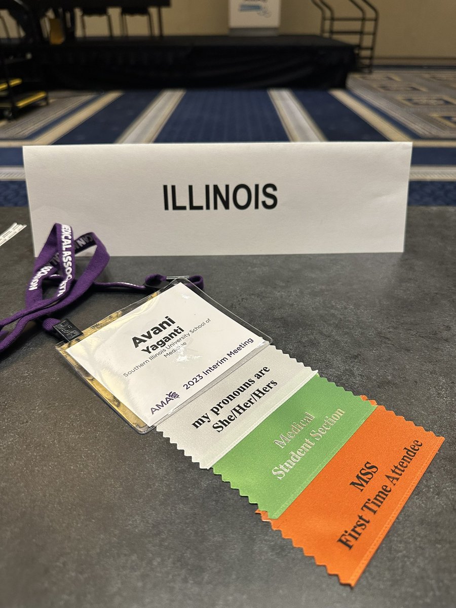 Excited to be at the <a href="/AMAmedstudents/">AMA Medical Students</a> Interim Conference!