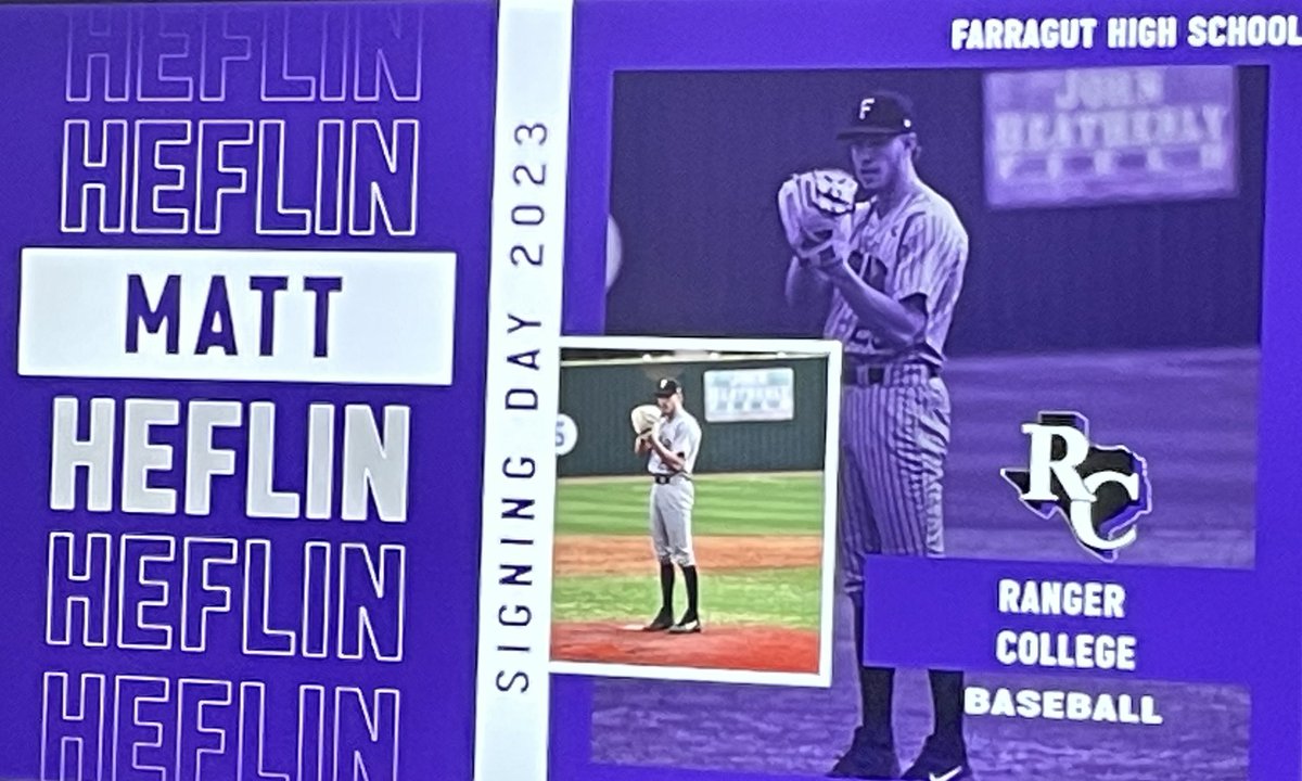 MattHeflin9's tweet photo. Officially signed to Ranger College today! Couldn’t be more blessed to have this opportunity. @chasevandyk @DaltonRod44 @RangerBaseball_  Let’s get to Grand Junction! https://t.co/e7Nz3lkrPo