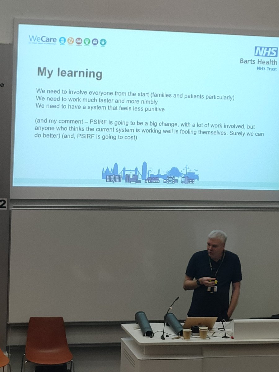 BartsHealth Sim (@bartssim) on Twitter photo Sage words from Dr Hamish re early involvement of patients #BartsHealthdoPSIRF Sage words from Dr Hamish re early involvement of patients #BartsHealthdoPSIRF