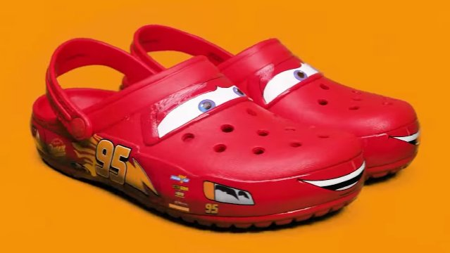 Crocs Classic Lightning McQueen Clog - Toddler - Red