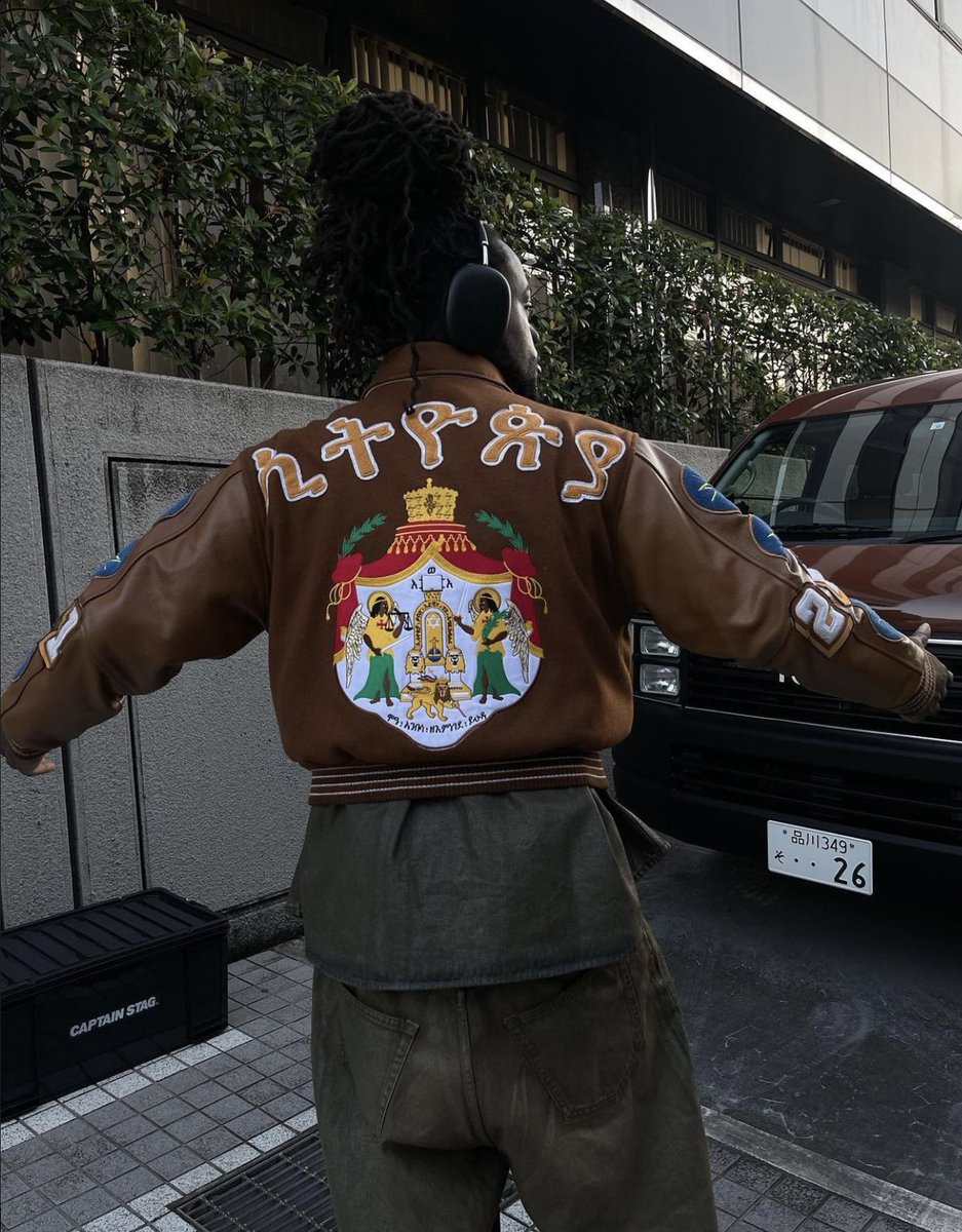 StreetFashion01's tweet image. “Ethiopia” Jacket by Holly An Dro (2023)