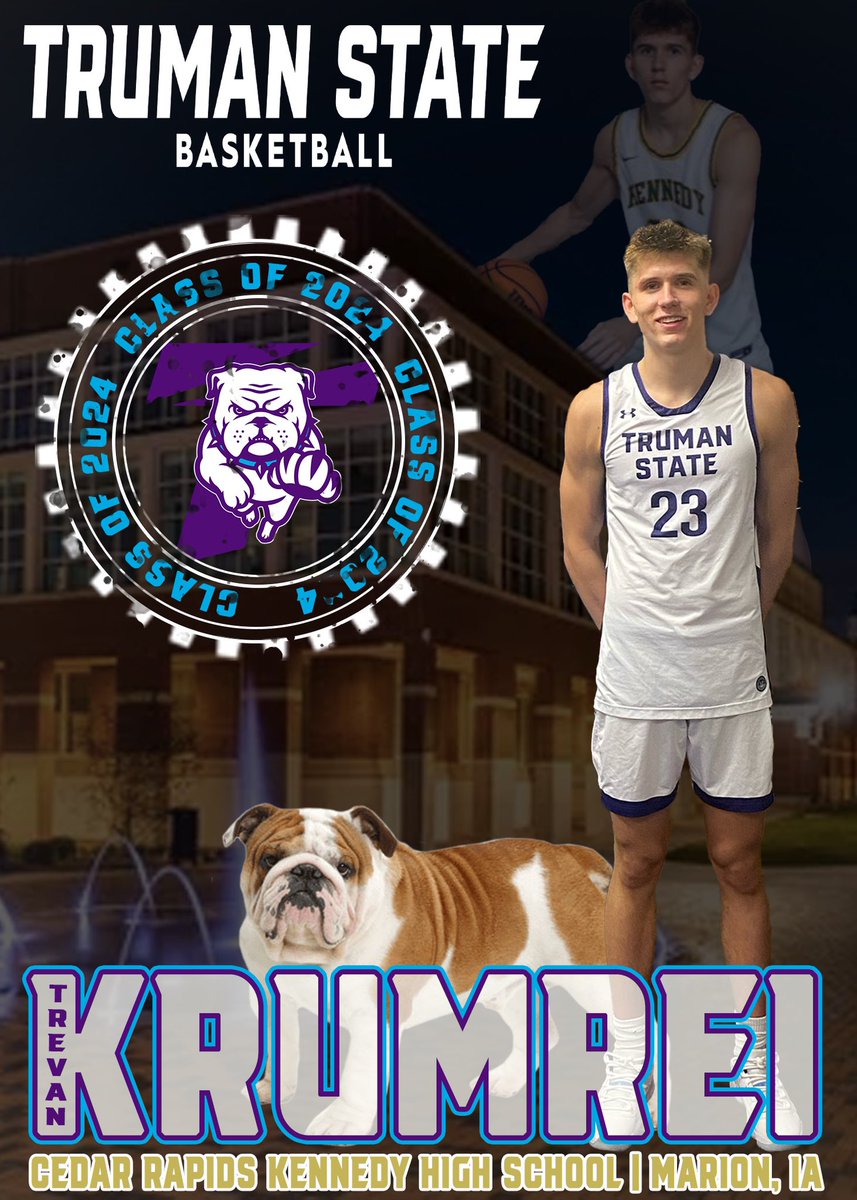 The second member is Trevan Krumrei. Trevan is a 6’5 guard from Marion, IA.