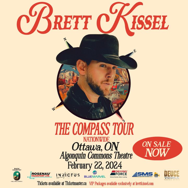BrettKissel's tweet image. 🧭OTTAWA! The wait is OVER!! Are you ready to party with me and my band!?!? General admission tickets are ON SALE NOW!!! Head to Ticketmaster to secure a seat today!!
SEE YOU FEBRUARY 22ND!! 🤠

 #BrettKissel #TheCompassTour #CompassTour #BrettKisselOnTour #CountryConcerts