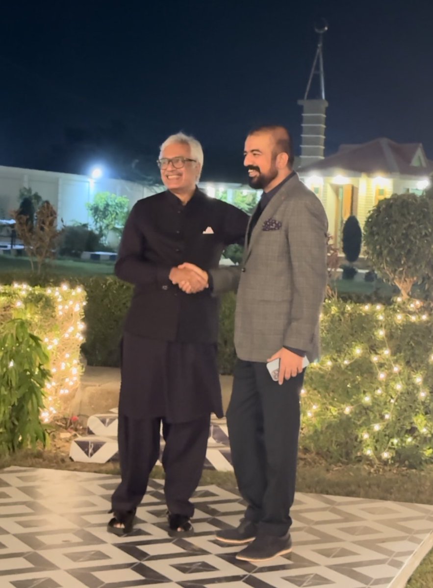 I and Zulfi on Silver Jublee of my wedding.