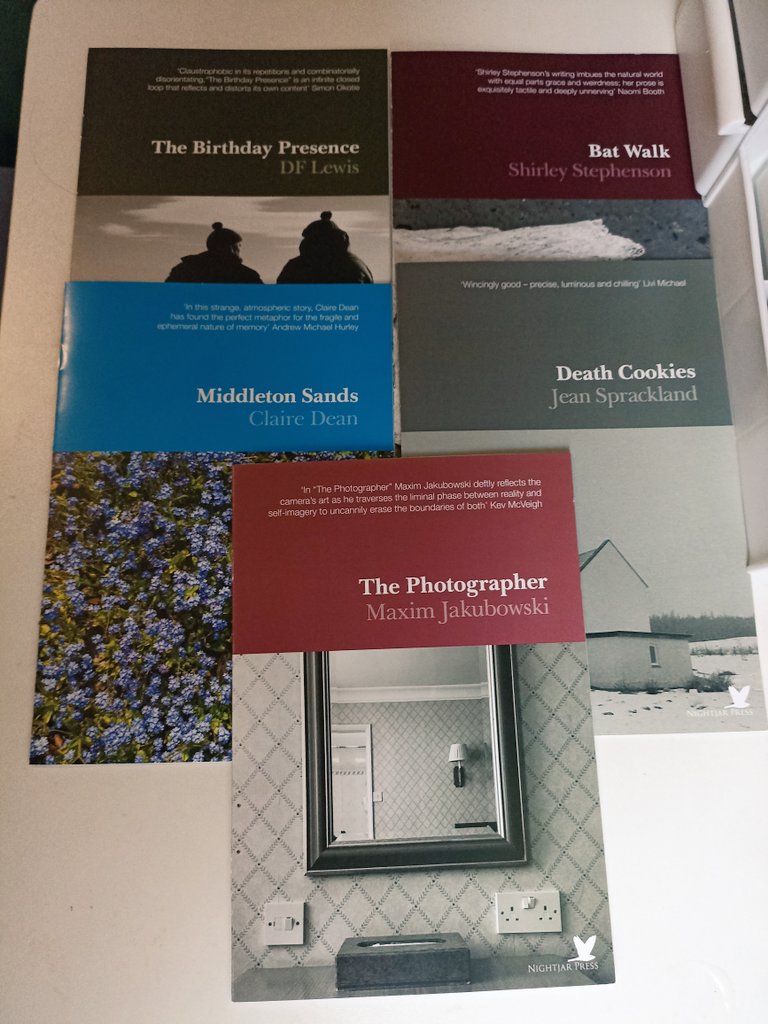 Thank you @nightjarpress for the eerie and beautifully-written #shortstory chapbooks! Needless to say I'll be adding to my collection soon...