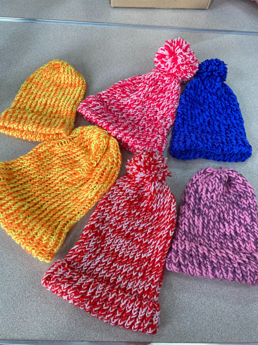 NEPS_Payback's tweet photo. People on Probation are knitting beanie hats and scarves at The Mission, ready to donate to those that are homeless as the weather continues to get colder.

Brilliant work that will really make a difference 👏

#CommunityPayback #ProbationNorthEast https://t.co/golNGt88ef