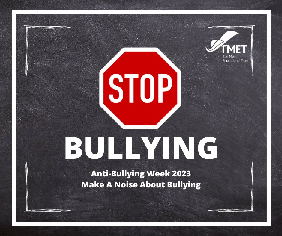 TMETrust's tweet photo. Follow our #Meadfamily schools to find out how they are empowering children and young people to find positive ways to put a stop to bullying. https://t.co/pu4r3ro2go