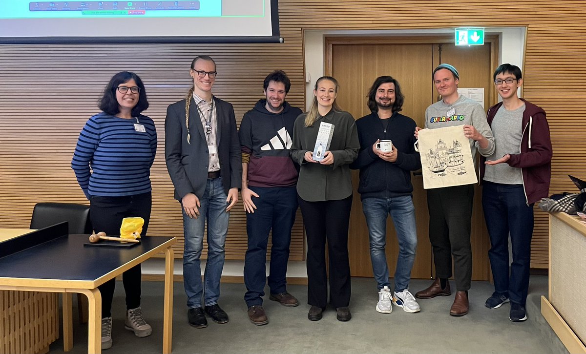 Jigyasa Nigam (@jigyasa_nigam) on Twitter photo Congratulations to #MLIP23 poster and talk prize winners, <a href="/jwasci/">Joseph W. Abbott</a> Patricia König <a href="/fhi_mpg_de/">Fritz Haber Institute of the Max Planck Society</a>, Sonia Salomoni <a href="/Sorbonne_Univ_/">Sorbonne Université</a> , Marthe Guren <a href="/UniOslo/">Universitetet i Oslo</a>, Nicklas Österbacka <a href="/chalmersuniv/">Chalmers University of Technology</a> and Raffaele Cheula <a href="/AarhusUni_int/">Aarhus University</a>
And with that, it’s a wrap for now! Congratulations to #MLIP23 poster and talk prize winners, <a href="/jwasci/">Joseph W. Abbott</a> Patricia König <a href="/fhi_mpg_de/">Fritz Haber Institute of the Max Planck Society</a>, Sonia Salomoni <a href="/Sorbonne_Univ_/">Sorbonne Université</a> , Marthe Guren <a href="/UniOslo/">Universitetet i Oslo</a>, Nicklas Österbacka <a href="/chalmersuniv/">Chalmers University of Technology</a> and Raffaele Cheula <a href="/AarhusUni_int/">Aarhus University</a>
And with that, it’s a wrap for now!