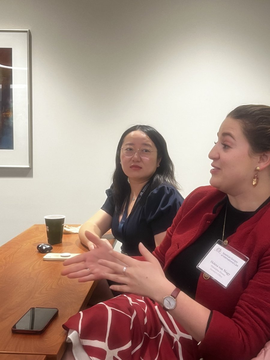 christy_sagay's tweet image. Now ongoing! Such fun connecting and getting to know women doing amazing things in International law. #ASILMYM