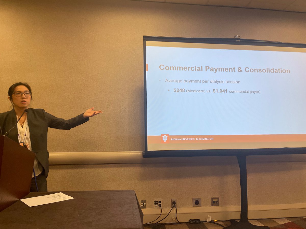 KellyAnders0n's tweet image. Learning about the dialysis market from @SihtingCai at #APPAM2023