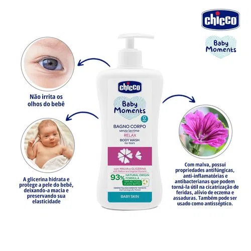 SABONETE RELAXANTE Baby Moments 500 ML – PELE DELICADA