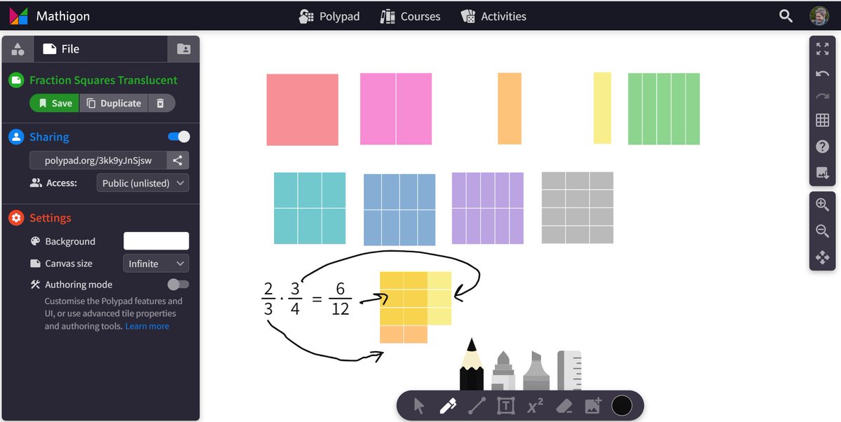 <a href="/raj_raizada/">Rajeev Raizada</a> <a href="/MathigonOrg/">Mathigon</a> THANK YOU! Perfect! Sharing my new link here so I can find it again.😃  polypad.org/3kk9yJnSjsw