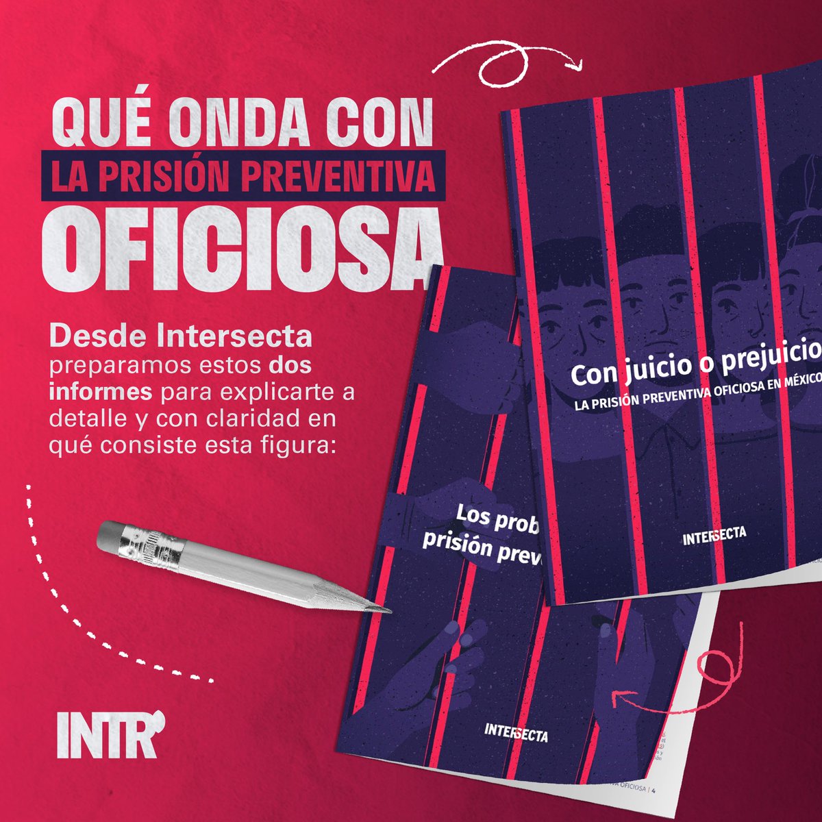 ¿Qué es la prisión preventiva oficiosa? ¿Cuándo procede? ¿A quiénes afecta? Conoce nuestros informes sobre PPO, en los que te explicamos a detalle todo lo relacionado con esta medida. Aquí los encuentras: intersecta.org/post-categorie…