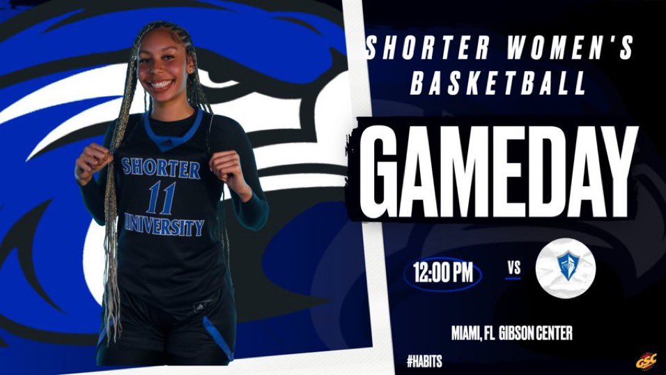IT'S HERE 😁 FIRST OFFICIAL GAME‼️

🆚 LYNN
📍 Gibson Center
📺 sunshinestateconference.tv/barry/
⏰ 12 EST 

🔵⚫️🦅 

#HABITS