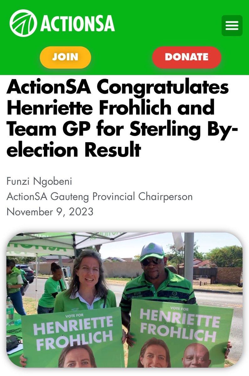 ActionSA has achieved great & promising results as its support has doubled in @CityTshwane Ward 64, Rooihuiskraal by-elections, growing from 11.9% in the 2021 municipal elections to 23.4% and achieving great success, finishing in second place.
#ward64byelection