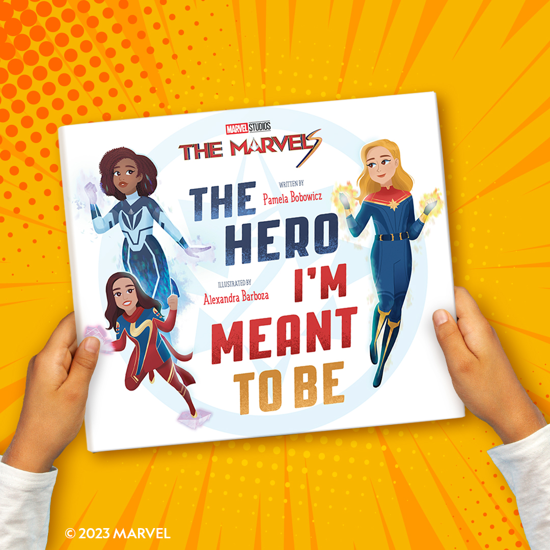 Celebrate the release of The Marvels in theaters with three of the most inspiring heroes coming together in a beautiful picture book that defines what it means to a hero! ‌‌@pamelabobowicz @alex.barbz @alex__barbz ‌#themarvels #marvel #marvelbooks #captainmarvel‌‌