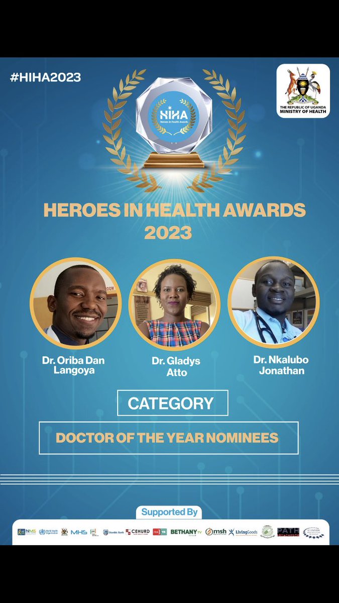 Congratulations to Dr. @AttoGladys upon your @hiha_awards Very well deserved.Your service to the Ugandan people esp karamoja is unmatched!Dr Atto is the only opthalmologist in Karamoja & has carried out over 7000 eye restoring surgeries in the region. @ASOU_Official is very proud