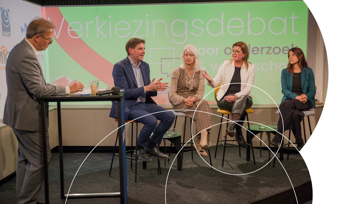 Investeringen in kennis en innovatie staan zwaar onder druk, bleek uit het verkiezingsdebat onderzoek en wetenschap van de Kenniscoalitie. Weten wat er precies is gezegd? Lees verder, of kijk het debat terug: nwo.nl/nieuws/kennisd…