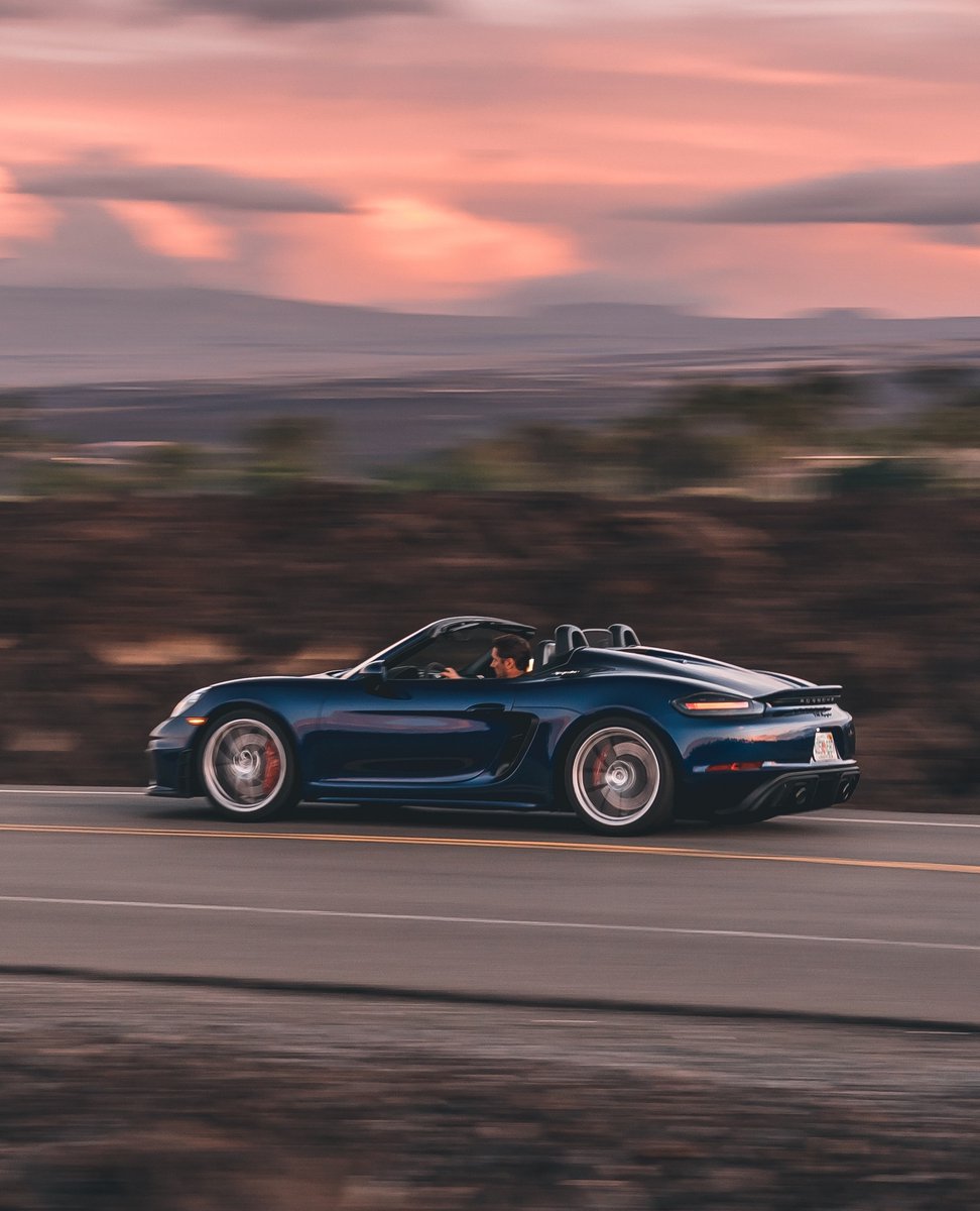 Client product photography for @Porsche – shot by us (@andihedrick | @marcurbano) in Hawaii for the 718 Spyder (2021)⁠