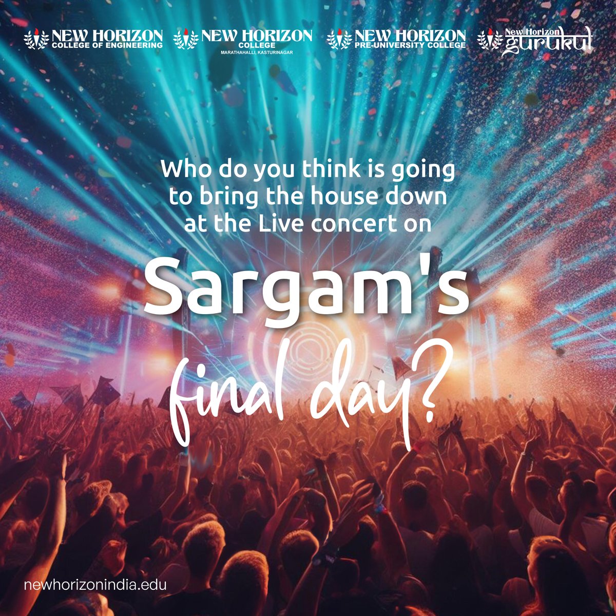 NHCMOfficial's tweet photo. The Sargam Fest 2023 lineup is about to get a whole lot more exciting with our celebrity headliner! 💃🎤 Who do you want to see take the stage?
Let the guessing game begin! 🎉
Spam the comment box fast!!

#SargamFest2023 #GuessTheStar #Sargam #staytuned #guessinggame https://t.co/3K2GOGWqU9