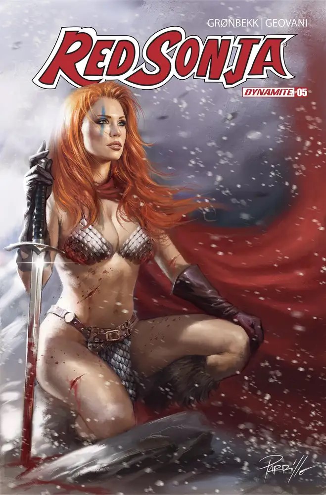 #RedSonja 5 from #DynamiteEntertainment is on Comic Shop Shelves Next Week!  #NCBD 11-15-23

ncbd.news/independent-sm…

The voice behind the curtain stands revealed as Red Sonja continues to battle against the massive forces against her!

#ComicCreators: Torunn Gronbekk, Walter…