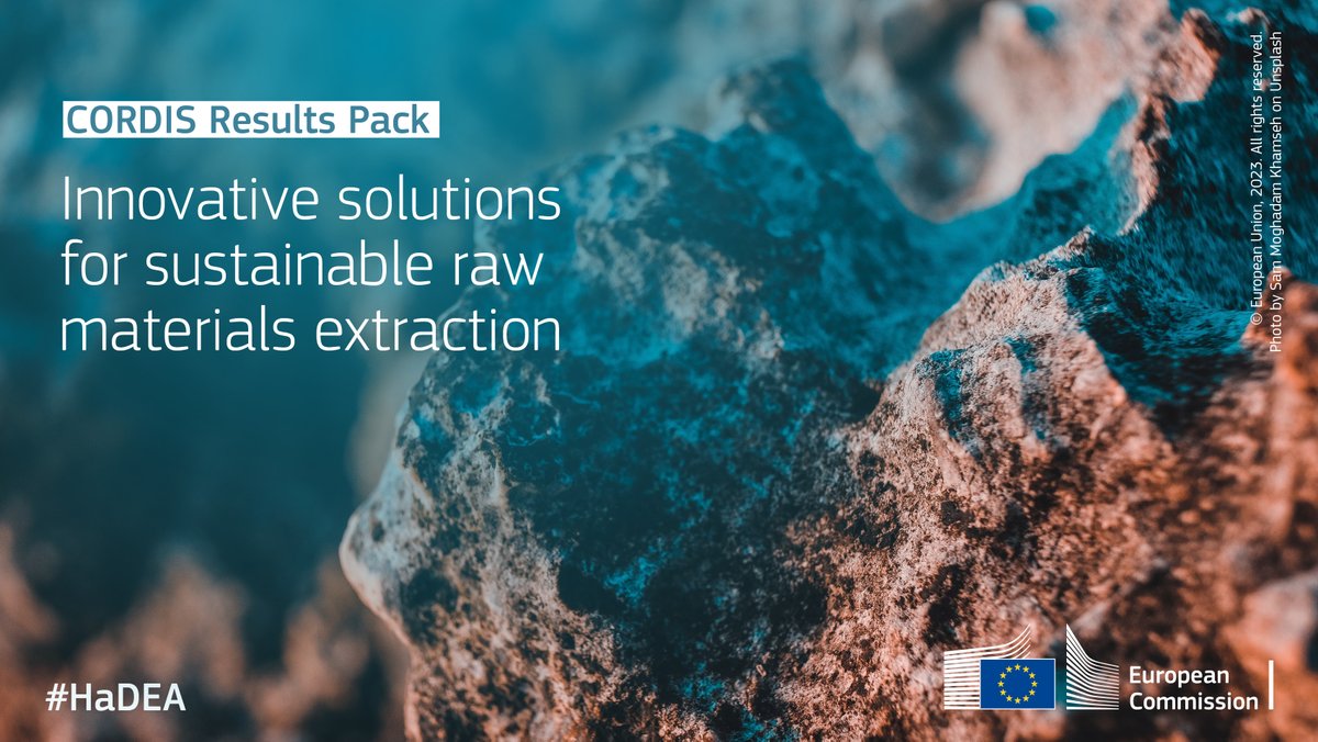 📲Modern life &amp; its everyday devices such as TVs depend on mineral resources.

Improving access to critical #RawMaterials is key to our climate goals.

Read about 6⃣ #EUFunded projects offering technological solutions for #sustainable mineral extraction👉europa.eu/!Bv4Jff
