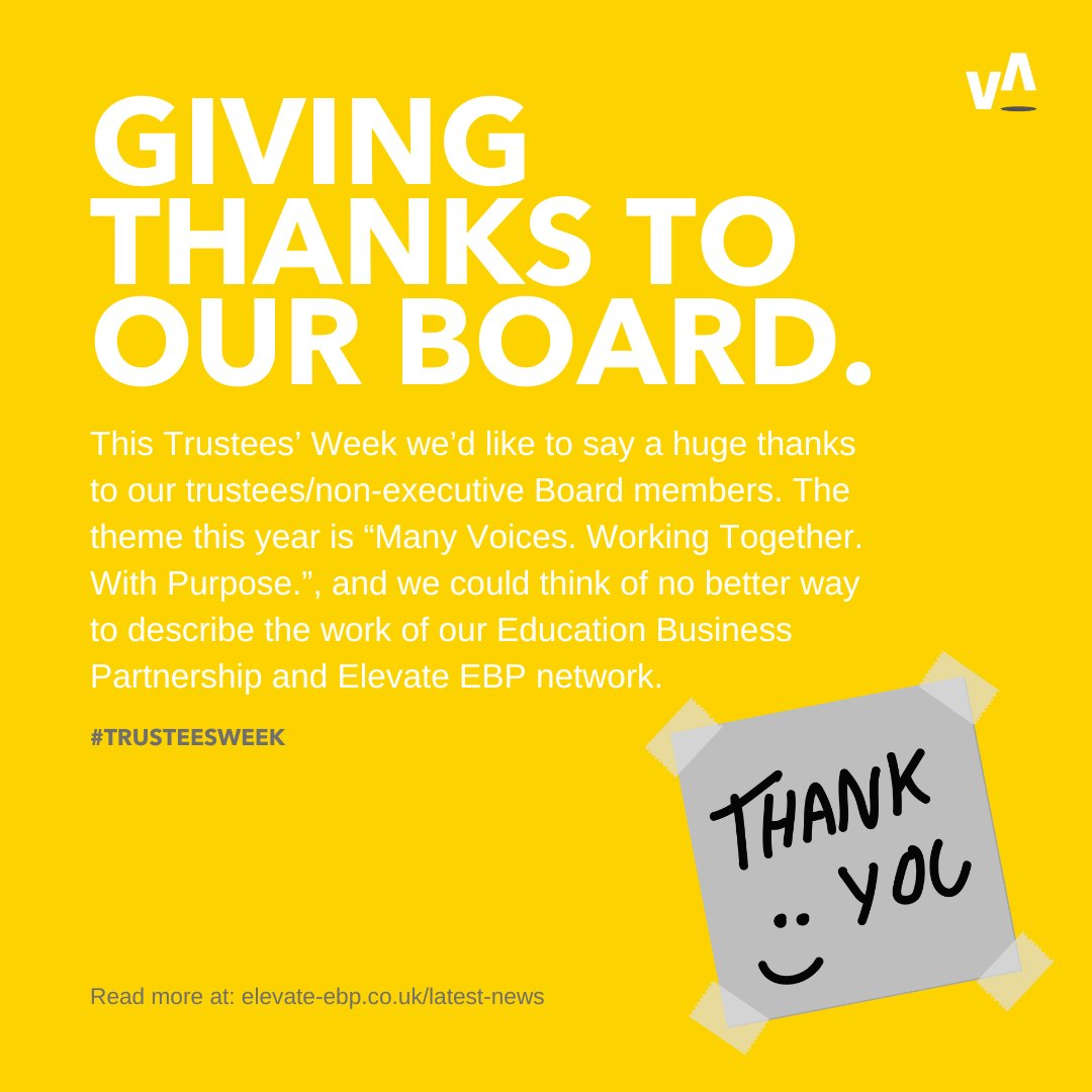 As Trustees' Week comes to an end, we'd like to give thanks to our trustees and non-executive board members. Read more at: ow.ly/lZHz50Q6prn

#TrusteesWeek #TransformingLives