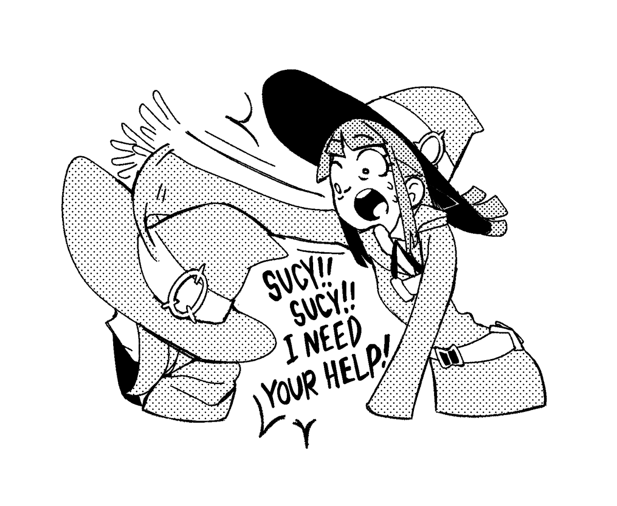 little witch academia doodle