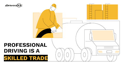 driverdxinc's tweet image. Professional drivers have extensive experience and training needed to get people and things to where they need to go, safely and efficiently. That’s why we advocate for driving to be classified as a skilled trade.