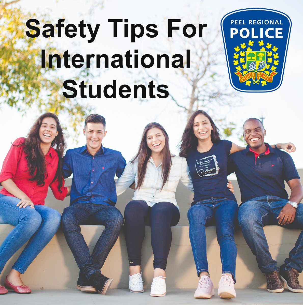 🌏🚨Attention #internationalstudents. @peelpolice offers info sessions on fraud prevention, domestic violence, drug safety, tenant rights, and current events. Plus, access to community service referrals. Sessions conducted in English, with translation available. #CPWeek2023