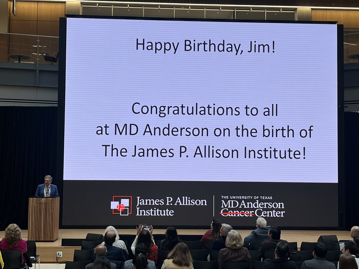 Swetha Anandhan (@swetha_anandhan) on Twitter photo The James P Allison institute inaugural symposium couldnāt have had a better start! @JimAllisonPhD @PamSharmaMDPhD <a href="/MDAndersonNews/">MD Anderson Cancer Center</a> #CancerResearch #endcancer The James P Allison institute inaugural symposium couldnāt have had a better start! @JimAllisonPhD @PamSharmaMDPhD <a href="/MDAndersonNews/">MD Anderson Cancer Center</a> #CancerResearch #endcancer