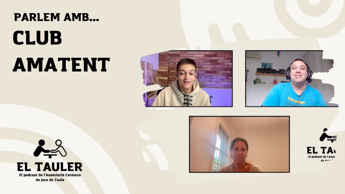 🎲 Mira el nou capítol d'"El Tauler", avui amb <a href="/ClubAmatent/">Club Amatent</a>.

🔗 Youtube: youtu.be/G25Cghrqf7g?si…

🔗 Spotify: open.spotify.com/episode/2sJQs2…