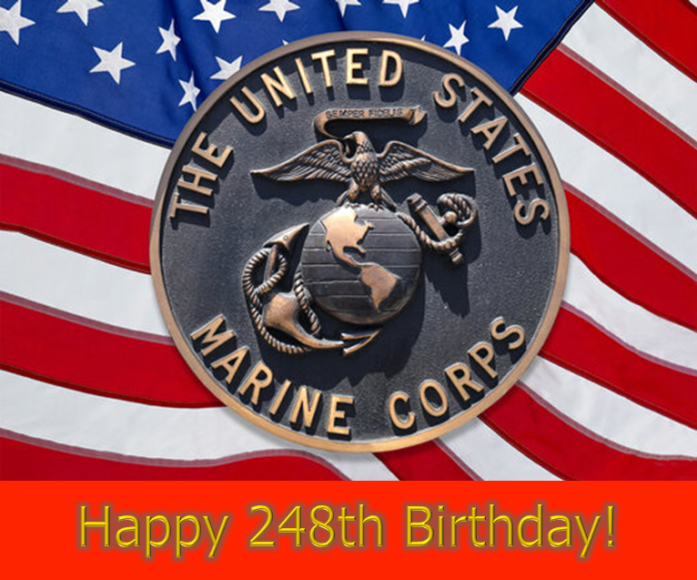 biometimpress's tweet photo. Happy 248th Birthday, Marines! #MarineCorpsBirthday https://t.co/R7D0FusqfL