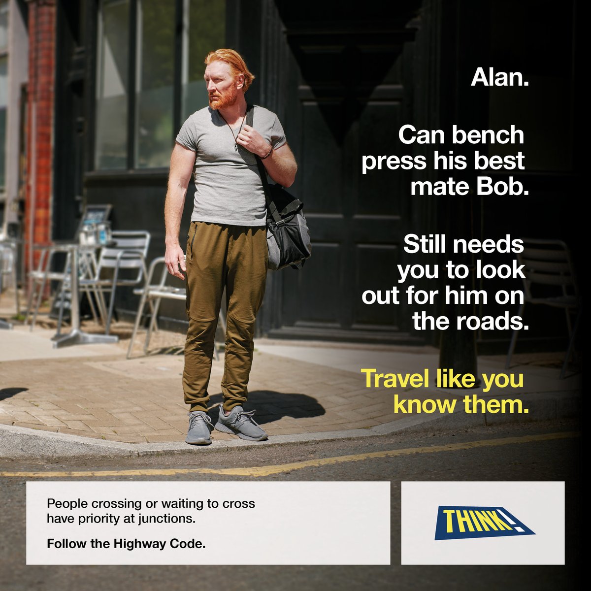 Pedestrians are a vulnerable road user and is reflected in the #HighwayCode.

People crossing/waiting to cross at a junction have priority. Other road users should drive carefully & slowly and give way to them when turning in/out of a junction.

Drive Aware. Walk Aware. #BeAware