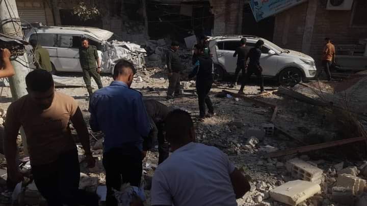 HevalZenar's tweet photo. #URGENT
Turkish occupier aircraft brutally bombed the city of Manbij in northeastern Syria, civilians are being targeted randomly, hospitals, schools, & and villages, which indicate that there are many civilian casualties, because the Turkish facist bombings #TurkeyFascistState https://t.co/bTn1NNGaHJ