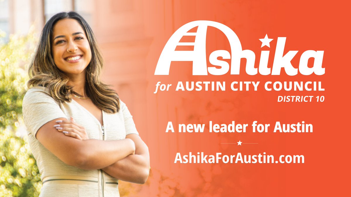 ashikafromatx's tweet photo. I am excited to announce my candidacy for Austin City Council District 10!

As a former teacher, I saw first-hand the impact our policies had on my students — and we can do better.

Together, we will craft real solutions to the problems affecting families across our great city. https://t.co/D92w27HwGO