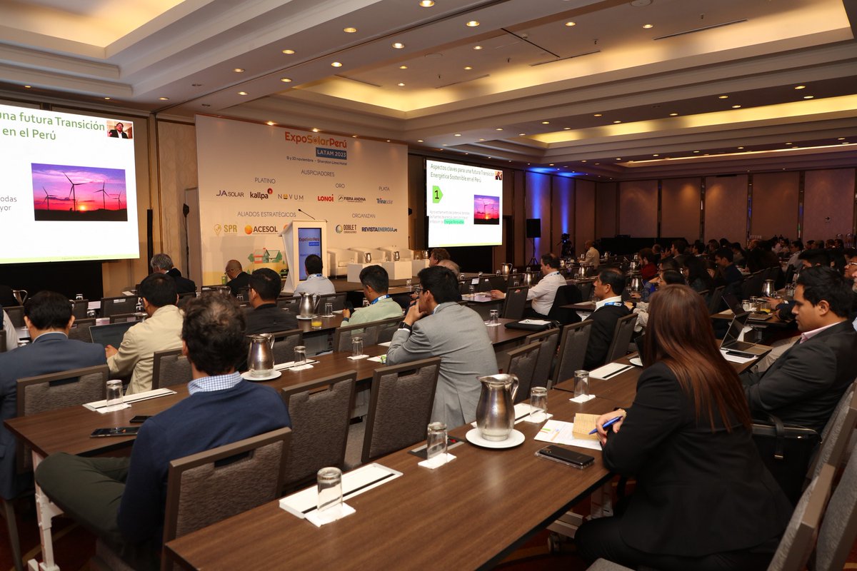 exposolarpe's tweet photo. #ConferenciaVirtual | Desde China, Francisco Porles -MAD ENERGIE nos ofrece información relevante sobre la transición energética y cómo la energía solar tiene un rol clave en este cambio hacia un futuro más limpio y sostenible.​
#energiasolar​​
#ExpoSolarPeruLatam https://t.co/OXNH7T6Of7