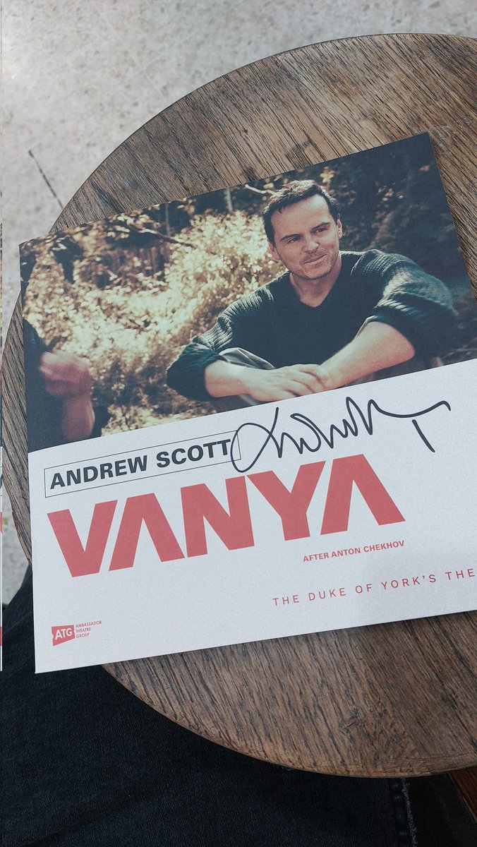 Missing the <a href="/vanyaonstage/">VANYA</a> production. Andrew Scott is such an inspiration to me.