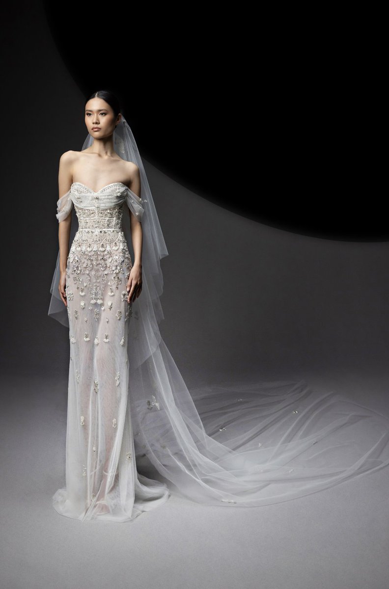 Defying tradition and venturing into the depths of mystical charm, the ZUHAIR MURAD Bridal collection for Fall 2024 unfolds, to mesmerize. A bride emerges, mysterious and ethereal, ready to narrate her tale of enchantment. #ZuhairMuradMariage #ZuhairMurad