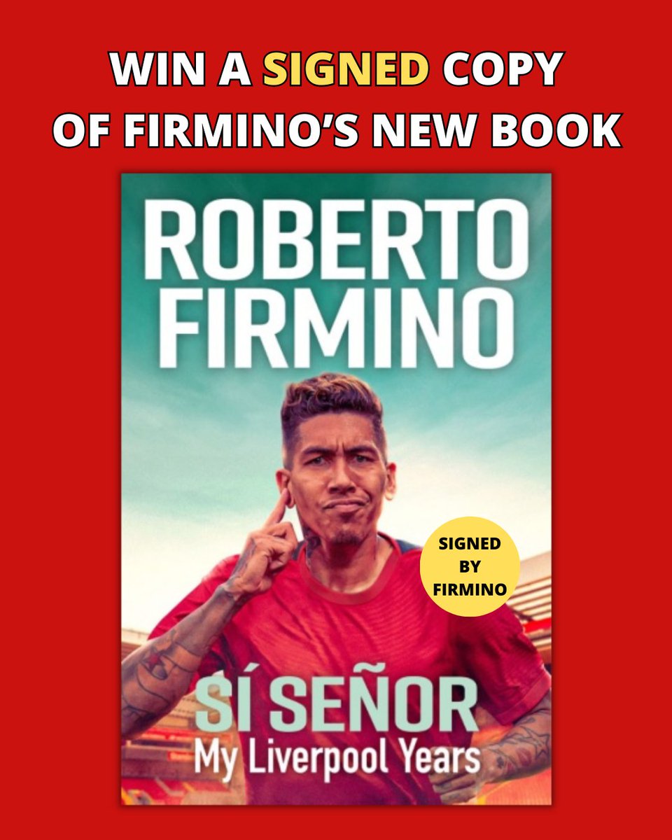 🔴 We have a 𝒔𝒊𝒈𝒏𝒆𝒅 copy of Roberto Firmino's 'Si Senor: My Liverpool Years' book to giveaway to one lucky This Is Anfield follower. To be in with a chance to win, simply: 1. Be following @thisisanfield 2. Like and repost this post The closing date for entries is 15 Nov,…