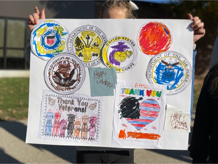 GreendaleLCSC's tweet photo. GMS wishes a huge THANK YOU to all veterans for your courage, strength, and dedication to keeping us safe. 
#LawrenceburgLegacy #LburgHOPE #LburgUnity.  Go Tigers! https://t.co/goD75QVSL3