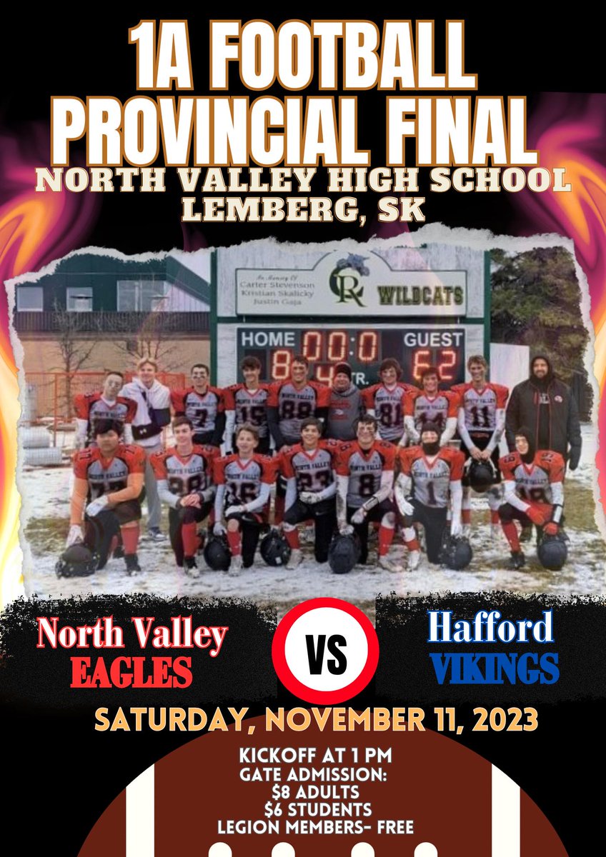 North Valley Eagles (<a href="/NVHSchool/">North Valley High</a>)  get set to host 2023 <a href="/shsaasport/">SHSAAsport</a>  1A 6-a side Provincial Final on Saturday. 

Details &amp; audio with Head Coach Bob Mayo at bennywalchuk.blogspot.com/2023/11/north-…

#SHSAA | #6asideFootball