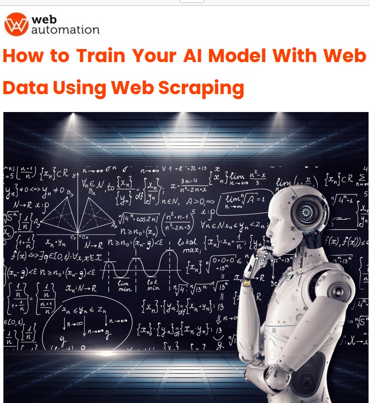 WebAutomationIo's tweet image. #Artificialintelligence is becoming a great tool for many industries. This guide will teach you how to train your #AI model with web data for #webscraping
Download for FREE here: lnkd.in/dKEm5iFW