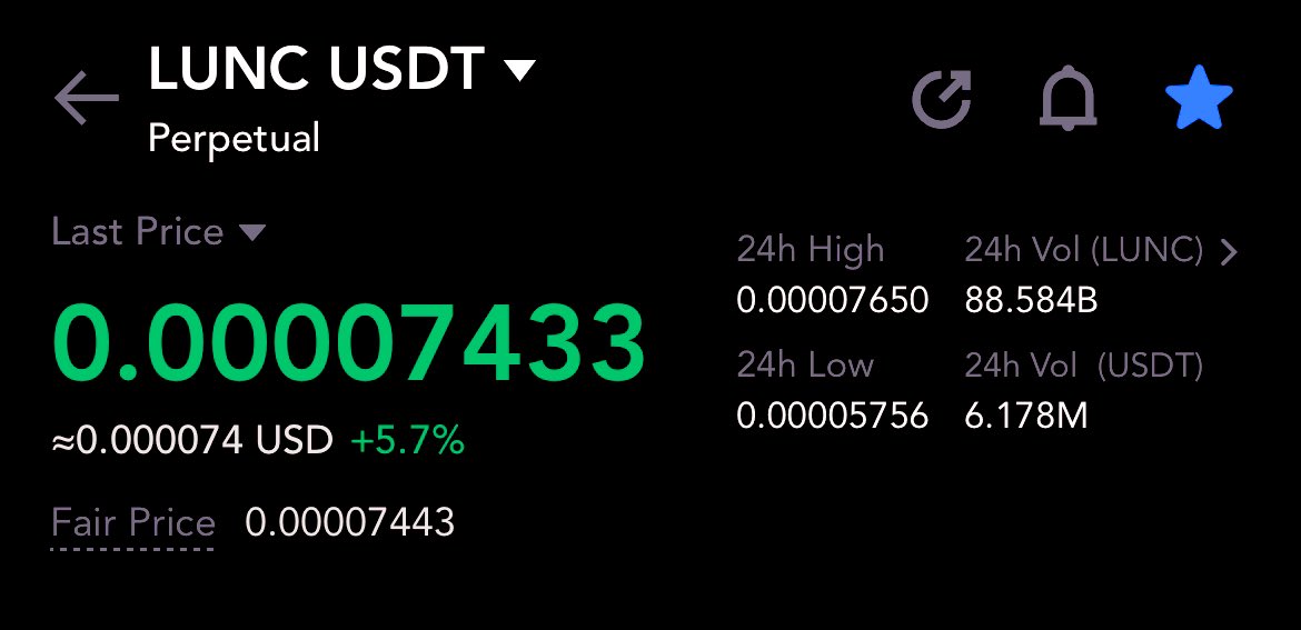 Keep going up 

RT if you still holding $LUNC 🌖