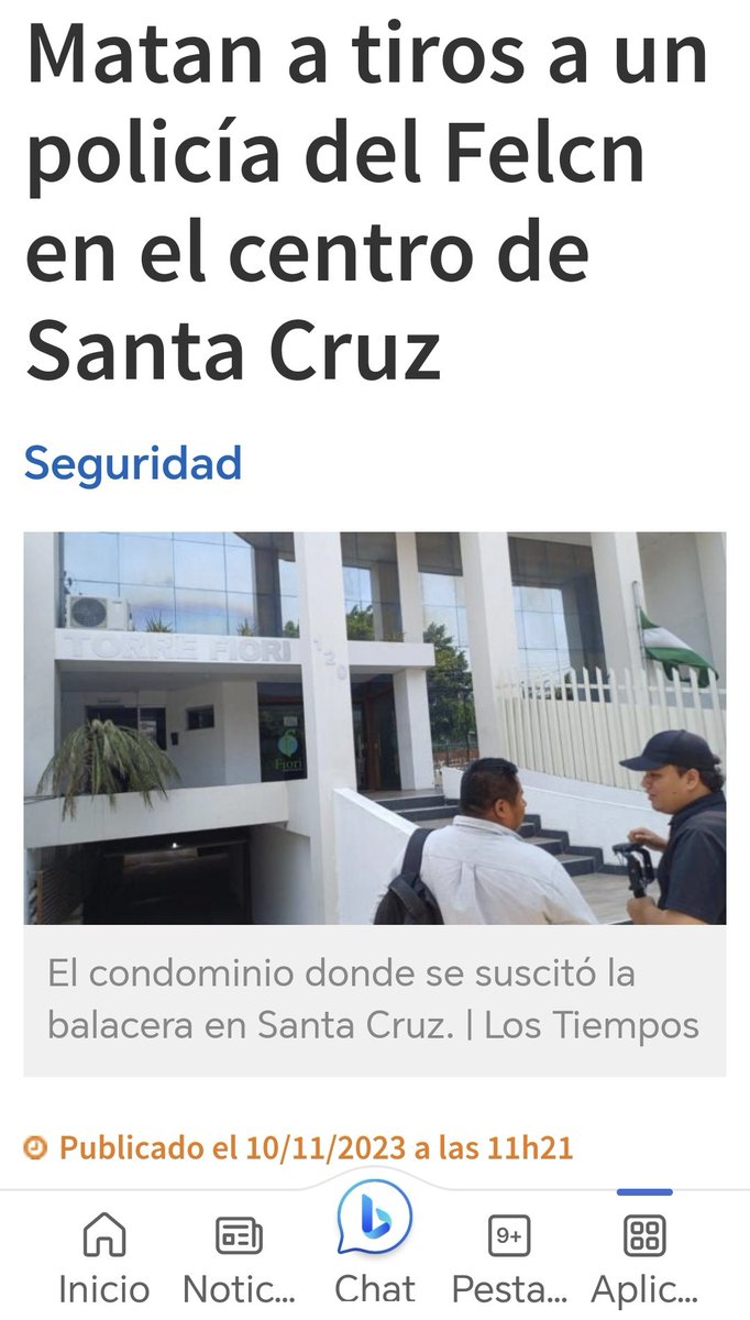 Dos sicarios matan a un Teniente de la Policía en Santa Cruz. ¿Hasta cuando el gobierno seguirá negando que en Bolivia se han instalado grandes organizaciones criminales?