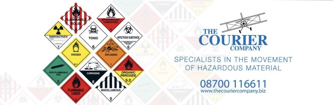 CouriercoMK's tweet photo. Do you need to transport dangerous goods?

Then contact the Courier Company (UK) LTD

TCC handle all 9 classes of dangerous goods including lithium batteries🔋, radioactive material☢️, and biological material☣️on a door-to-door basis domestically and worldwide.🚚🚢✈️ https://t.co/e7LN28E9YC