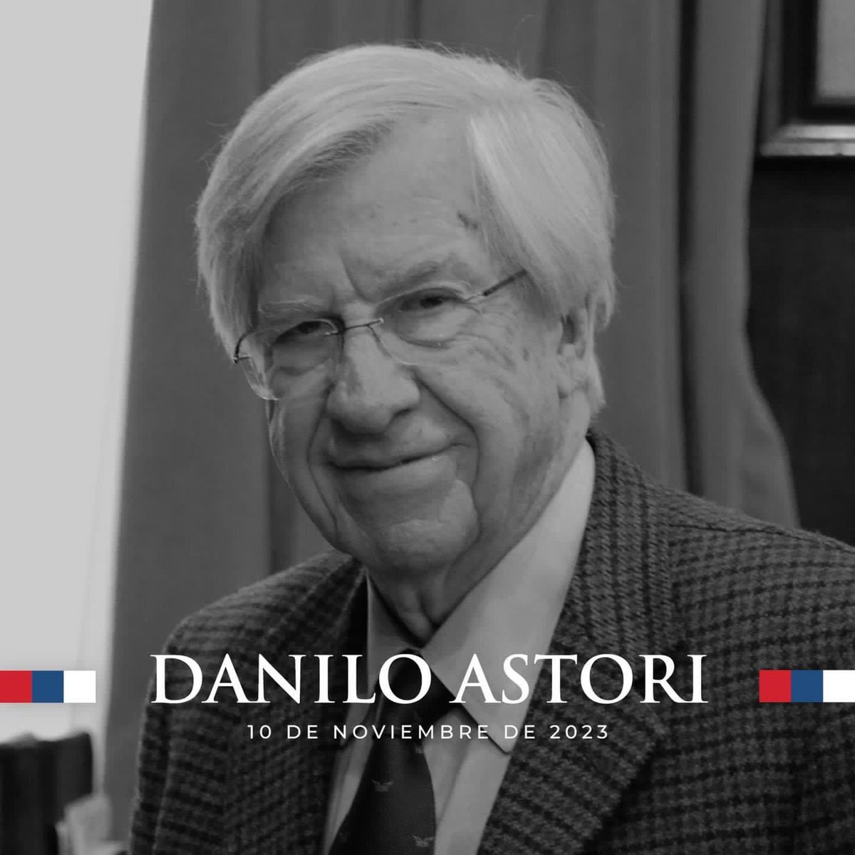 LustembergC's tweet photo. Es un día de gran dolor por la pérdida del Compañero Danilo Astori, figura vital en el desarrollo nacional. 
Danilo siempre estuvo comprometido con un mejor Uruguay para todos y todas. 
¡Hasta siempre y Gracias! https://t.co/mSL9h7fZUl